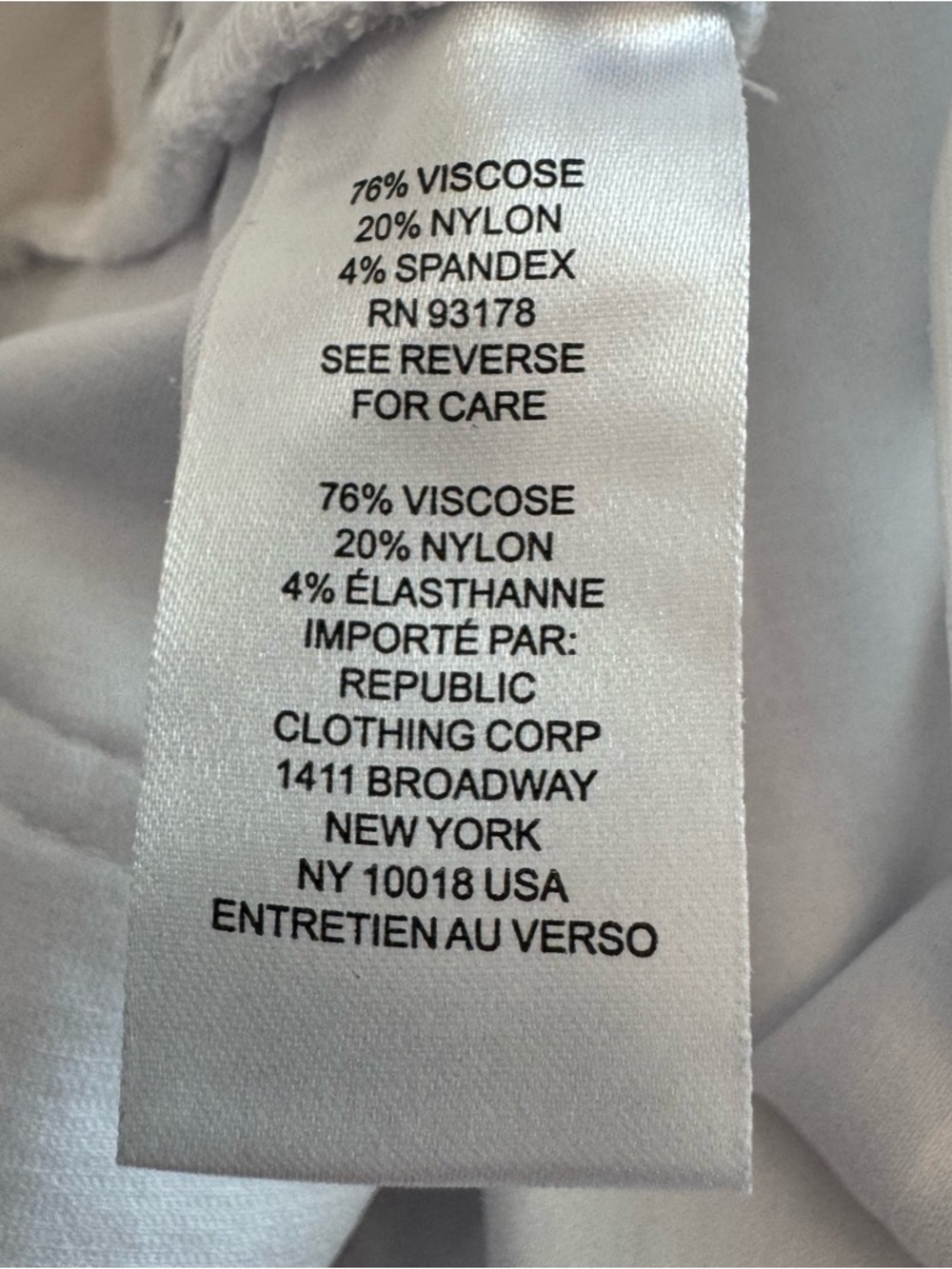 NWT $98 T Tahari True Stretch Ankle High Rise Bright White Summer Pants Medium - Picture 8 of 9